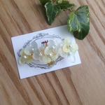 レモンソーダ紫陽花バレッタ