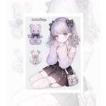 Xoxoshopオリジナル人物ステッカー
