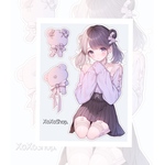 Xoxoshopオリジナル人物ステッカー