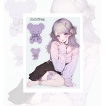 Xoxoshopオリジナル人物ステッカー