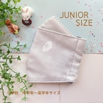 ☁️ クラウド柄 舟形マスク 大臣マスク 小学生マスク ジュニアマスク