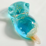 レジン　置物　文鎮　エンゼルフィッシュの恋
