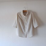 木綿のショールカラーブラウス