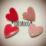 【特別価格!￥580⇒￥380】ハートタイル♡シンプルピアス