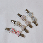 肩紐ズレ防止　リボン　レース　刺繍　肩紐クリップ　マルチクリップ　リバティ　ベッツィ