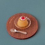 ミニチュア　レトロプリン　お皿フリル