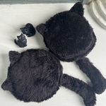 2461 ブライスさんの黒猫しっぽ付き帽子 Blythe アウトフィット 洋服 