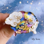 夢見るひつじ　レジン　ブローチ