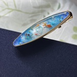 金魚が泳ぐヘアクリップ