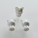 超ツヤ磨く新技術/立体猫雑貨/トレンドパーツ/アクリルビーズ　5個で300円