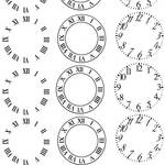 WW.06時計文字盤028mm　レジン用