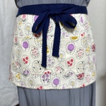 料理が楽しくなる🩷　kippis生地使用のカフェエプロン