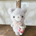 ふわもこくまさんキーホルダー🧸