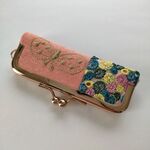 再販 ミナペルホネン がま口印鑑ケース choucho×skyful