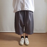 【受注製作】ワイドなバルーンパンツ グレー