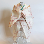 小型犬☆猫用着物梅柄(白色)Mサイズ