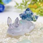 ［専用］Uo318［フラワリィクォーツ］宇宙を宿すガラスのウミウシ