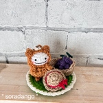 受注　りす着ぐるみ🐿️雪だるまちゃんの果物狩り🍇
