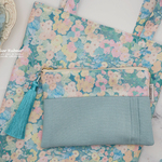 ☆9th Anniversary「LIBERTYリネン ホーリーホックス 」お散歩バッグ-mini-セット