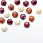 【12個】マーブルカボション＊ラウンド12mm＊3色ミックス