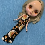 ブライス、リカちゃん用ジャンプスーツ、ブラック