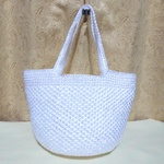 スズランテープバッグ　ビニールテープバッグ　ホワイト