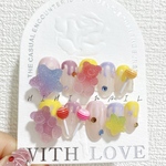 バレンタイン　飴　キャンディー　ゼリー　グミ　ピンク　遊び　デート　かわいい　春　夏　秋　冬　ネイルチップ　つけ爪　結婚式　入学式　成人式　卒業式　韓国　ワンホン
