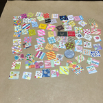 カラフルおかおフレークシール