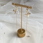 【人気No.1】hoop × flower pierce/earring