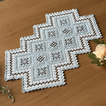 ハーダンガー刺繍のマット