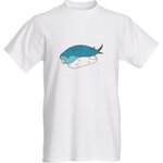 【＠ままほん様専用】サザナミインコ・サザ寿司　お目目キラキラＴシャツ　コバルトXL