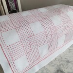 刺し子ふきん 井桁格子 