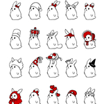 てぬぐい　ear style