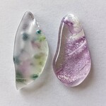 ガラスの箸置き＆パーツ　2個