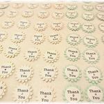 O様ご注文分　Thank Youシール95枚セット（シャーベットカラー5色）