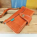 ＜chiamama 様用＞茶色オイルレザー＊手帳型スマホケース＊牛革