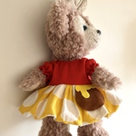 ポーチサイズシェリーメイちゃん用☆　はちみつだいすきワンピース　