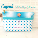 ガーリーポーチ♡blue