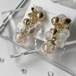 【fleur(ﾌﾙｰﾙ)】 蝶 花 バタフライ フラワー クリアアクセサリー 冬アクセサリー プレゼント オーロラ　結婚式