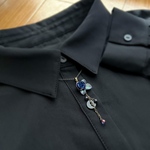 ブルーローズのネックレス