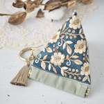 《インド刺繍リボン》テトラポーチ / バネポーチ