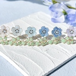 -bloom- Nemophila  ネモフィラのワイヤーリング