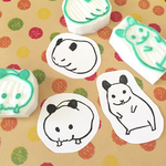 おとぼけキンクマの消しゴムはんこセット