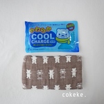 ୨୧ アイスノンカバー  くまちゃん ふわふわ&やわらか６重ガーゼ 保冷枕用　保冷剤付き　୨୧ ⚠️こちらのお品物は他のお品物と同梱包出来ません。⚠️