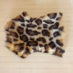 1/6サイズ豹毛皮風ラグマット
