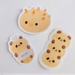 屋外OK🍞パンダコックとハリネズミパンのステッカーset