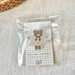 両手を広げたくまちゃんクリップ