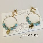 【再販×8】ニコちゃんフープイヤリング