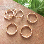 50個セット☆直径20mm 高品質デザイン丸カン（太さ1ｍｍ）