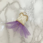 バレエ　チュチュ　チャーム　キーホルダー